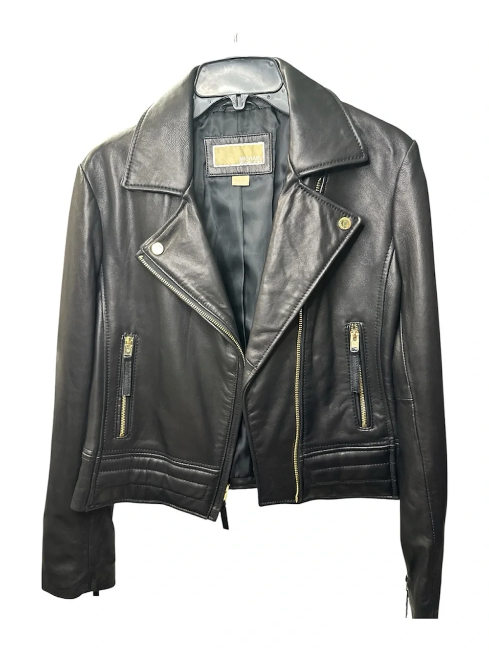 Michael Kors Black Leather  Jacket NWOT
